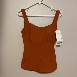 Calia Women's Rust Camisole swim Top